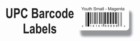 Printed UPC Barcode Labels and Stickers
